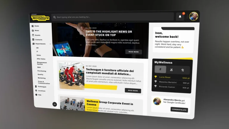 Intranet Technogym