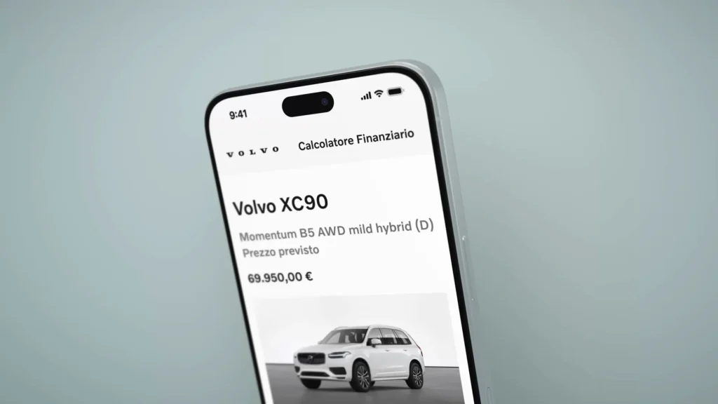 Calcolatore Finanziario Volvo