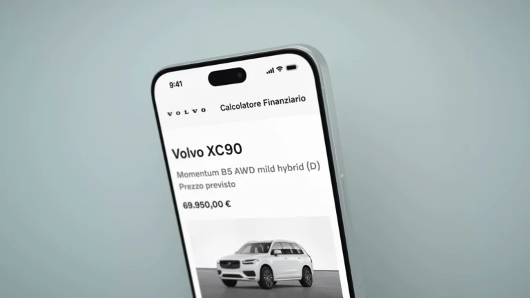 Calcolatore Finanziario Volvo